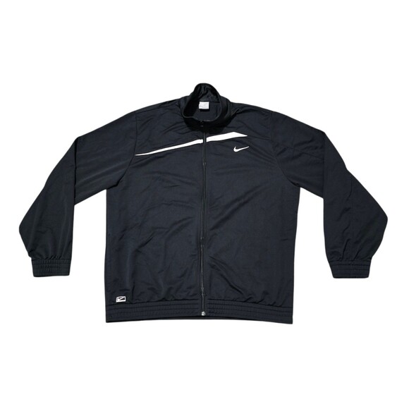 Nike Performance Full Zip Jacket Mens Size XL Black White - Picture 2 of 12